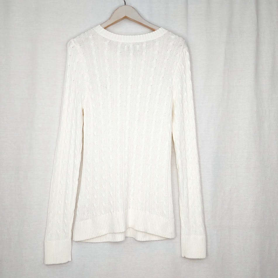 Hollister puuvillasekoiteneule koko L