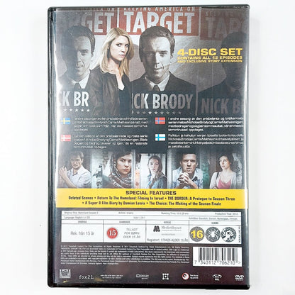 Homeland the complete second season 4DVD