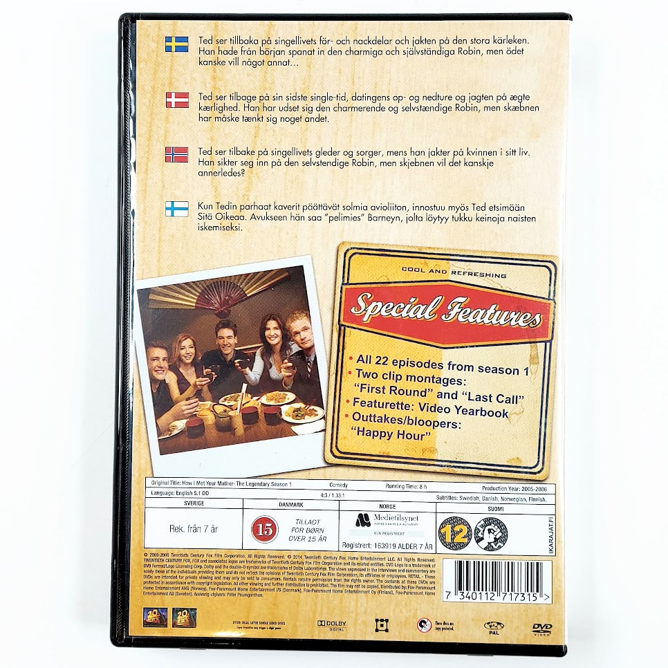 How I met your mother season 1 3DVD