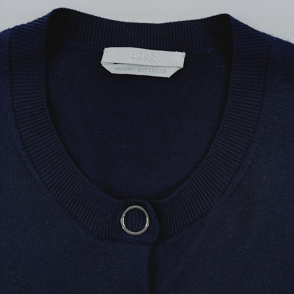 Hugo Boss Merino Superfine Fade merinovillaneuletakki koko L