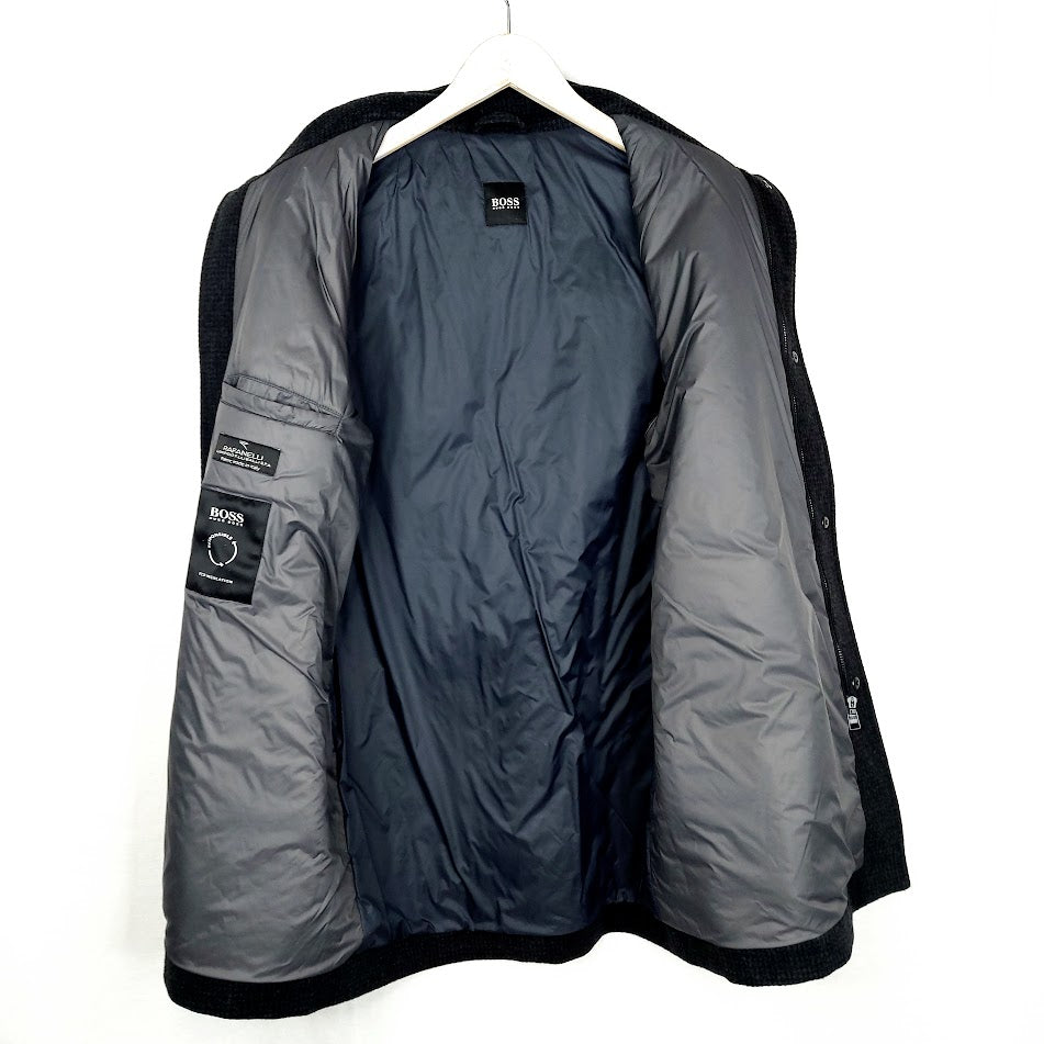 Hugo Boss Rafanelli topattu villakangastakki koko 48