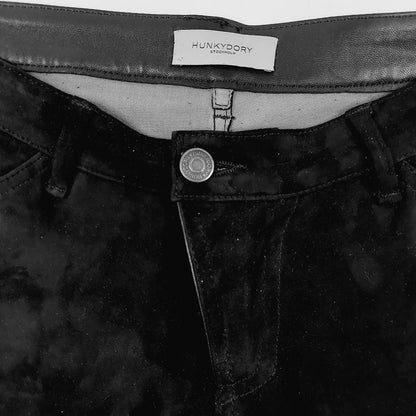 Hunkydory stretch-mokkanahkahousut koko S