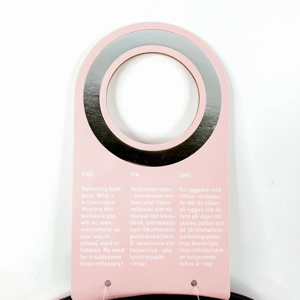 Huomio heijastava reppu 15l