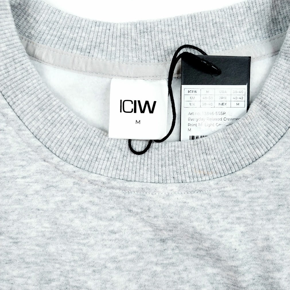 Icaniwill Everyday Relaxed Crewneck Print collegepaita koko M