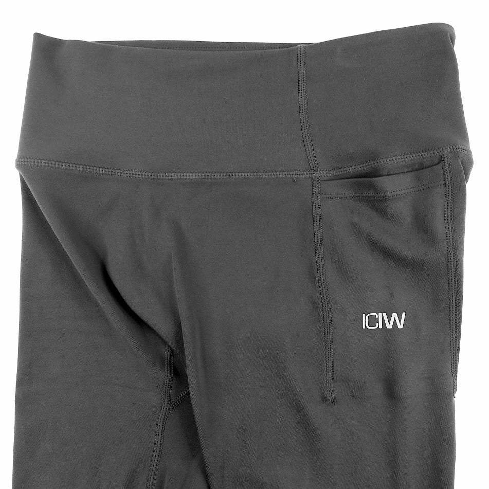Icaniwill Luxe Tights W-Charcoal urheilulegginsit koko S
