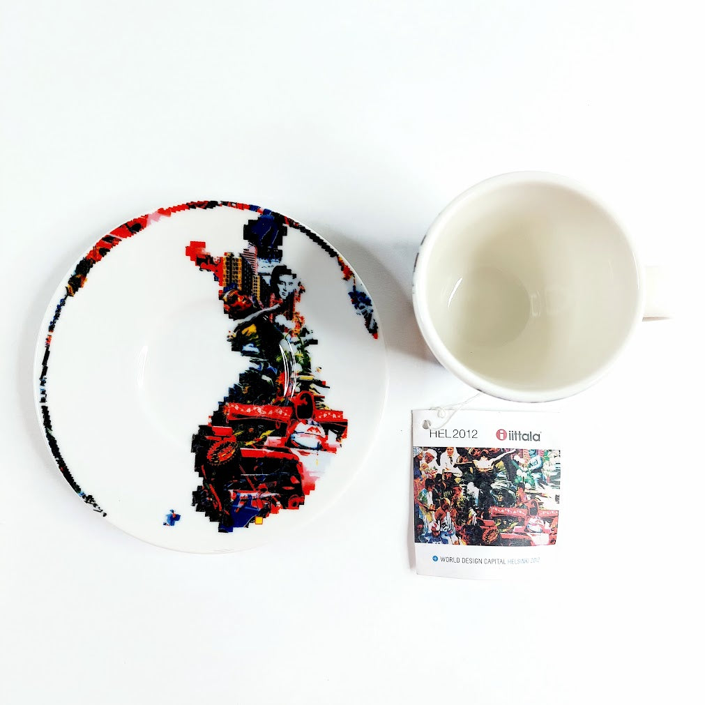 Iittala HEL2012 espressokuppi ja lautanen