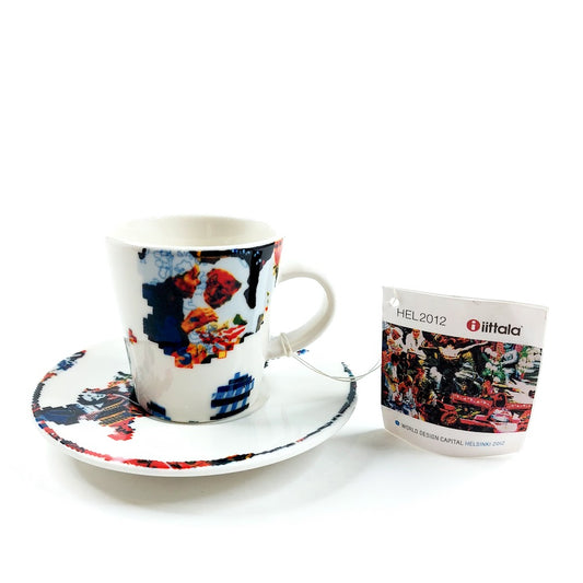 Iittala HEL2012 espressokuppi ja lautanen