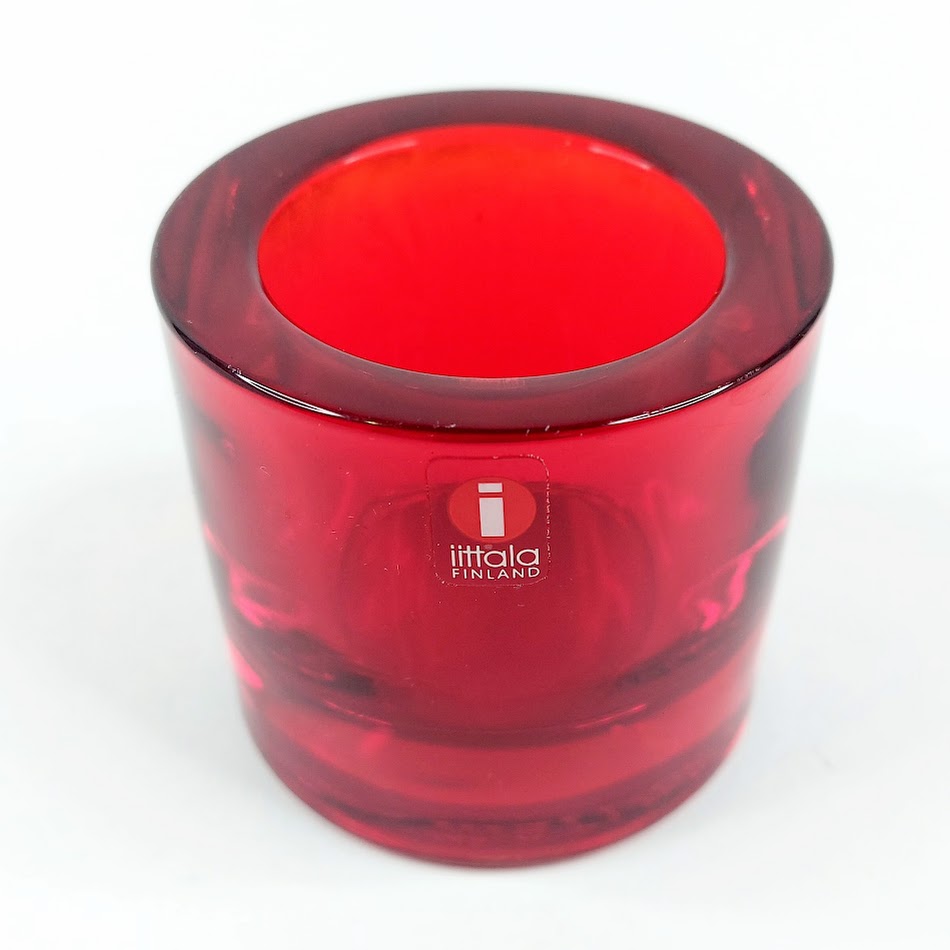 Iittala Marimekko Kivi tuikkualusta punainen