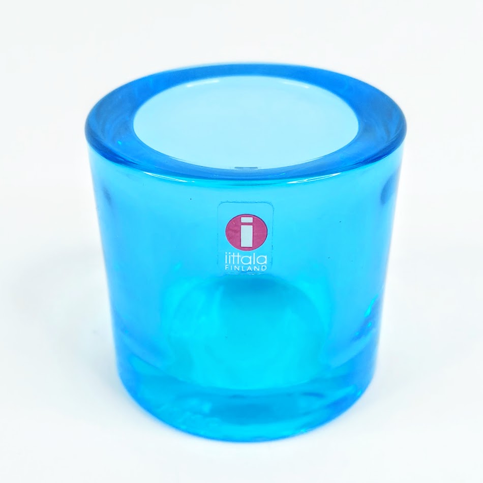 Iittala Marimekko Kivi tuikkulyhty vaaleansininen