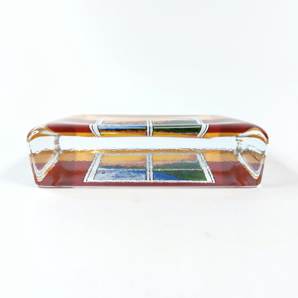 Iittala Suojassa metsän lasikortti