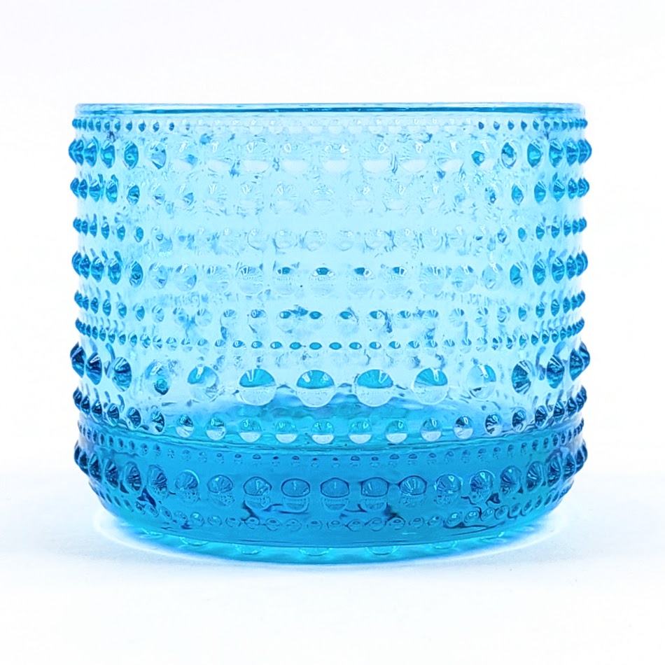 Iittala Kastehelmi kynttilälyhty vaaleansininen