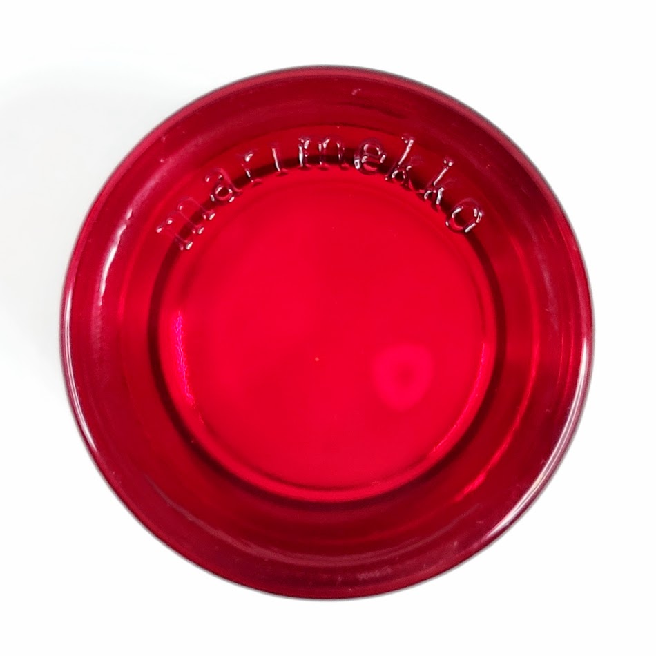 Iittala Marimekko Kivi tuikkulyhty punainen