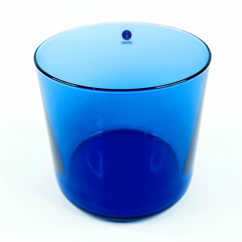Iittala / Nuutajärvi 1722 lasipurkki koboltinsininen