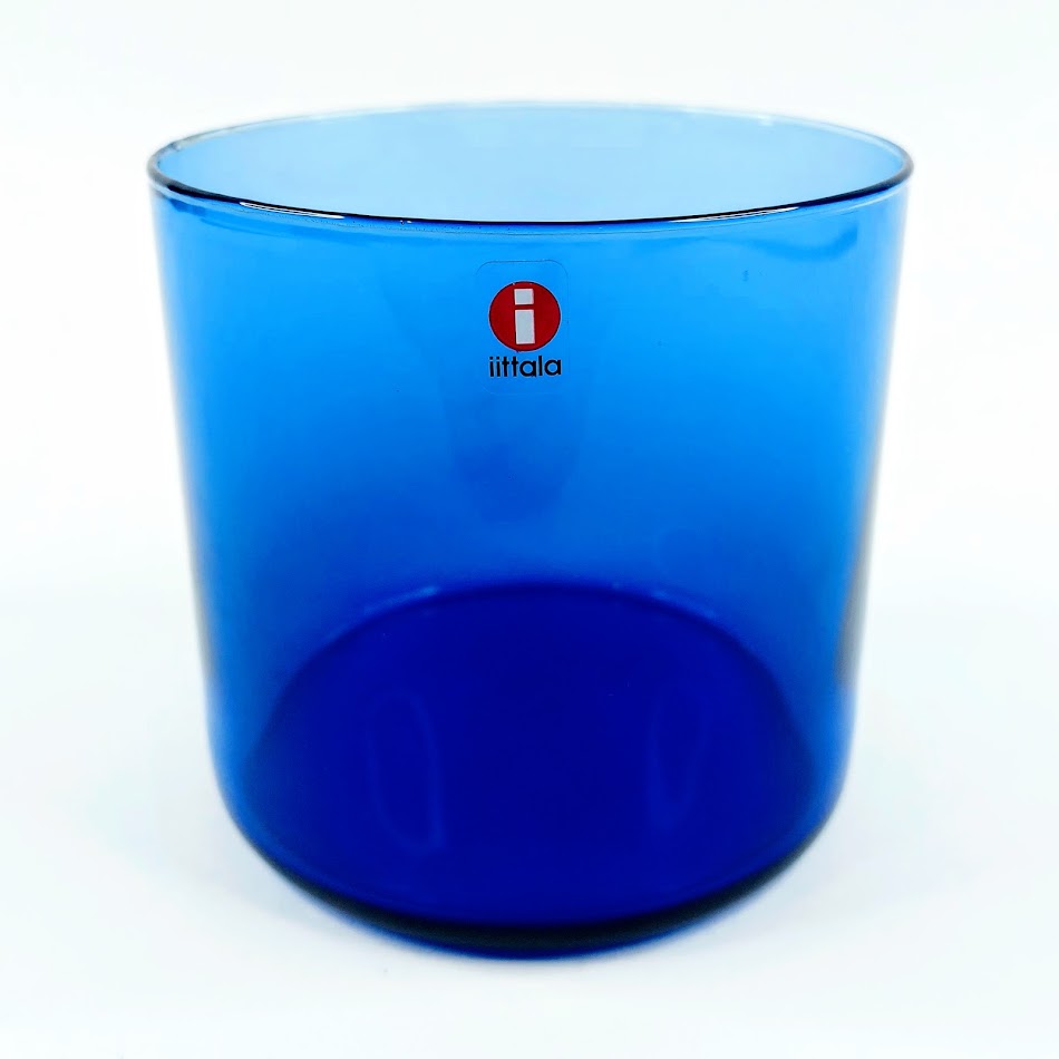 Iittala / Nuutajärvi 1722 lasipurkki koboltinsininen