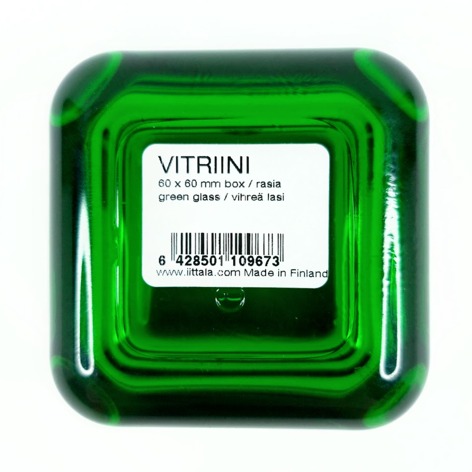 Iittala Vitriini 60 x 60 mm rasia vihreä