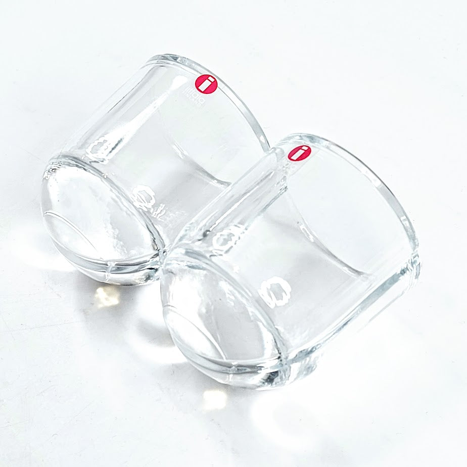 Iittala Alfa kynttelikön lasiset tuikkualustat 2 kpl