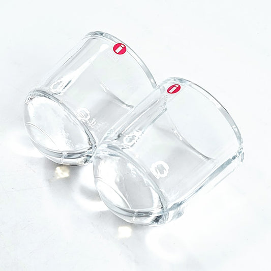 Iittala Alfa kynttelikön lasiset tuikkualustat 2 kpl