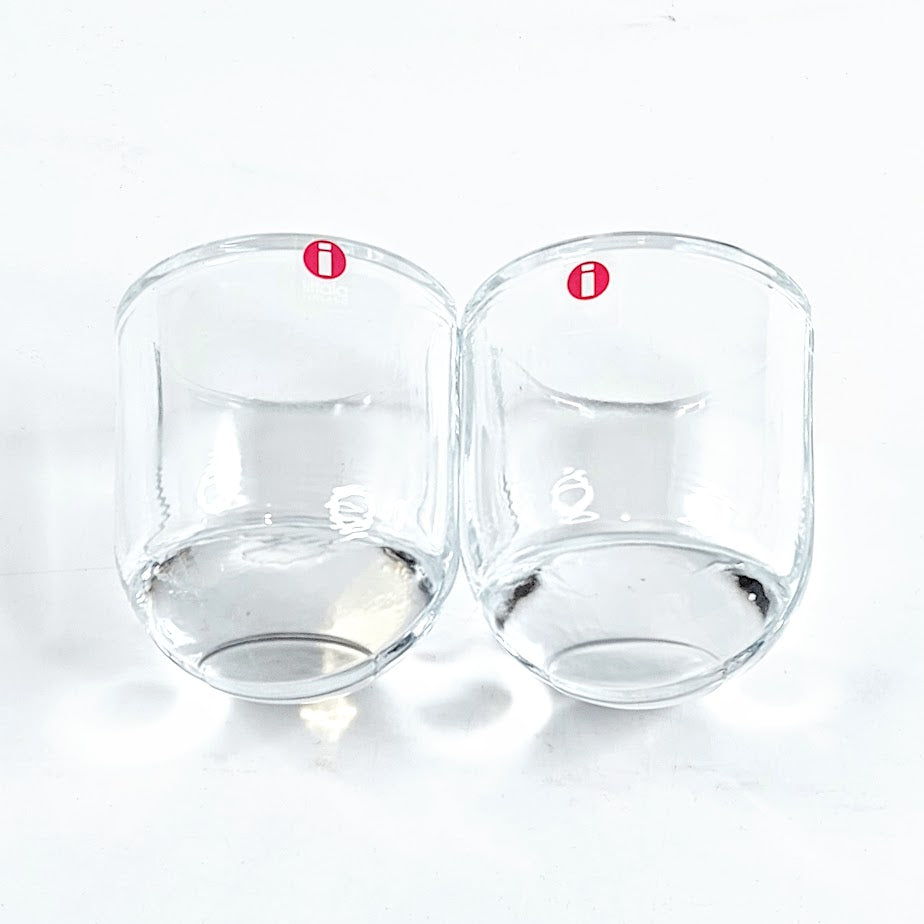 Iittala Alfa kynttelikön lasiset tuikkualustat 2 kpl