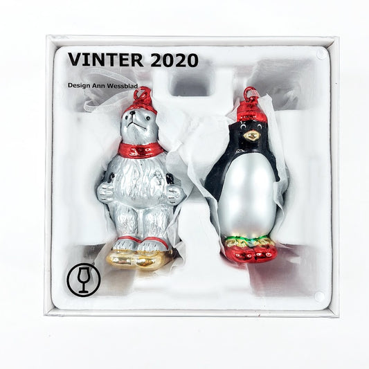 Ikea Vinter 2020 lasiset joulukoristeet