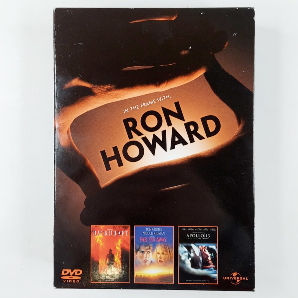 In the frame with Ron Howard 3DVD box