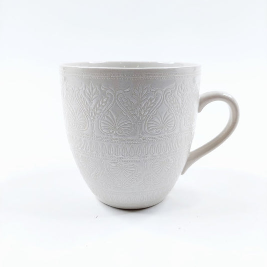 Indiska valkoinen XL-muki