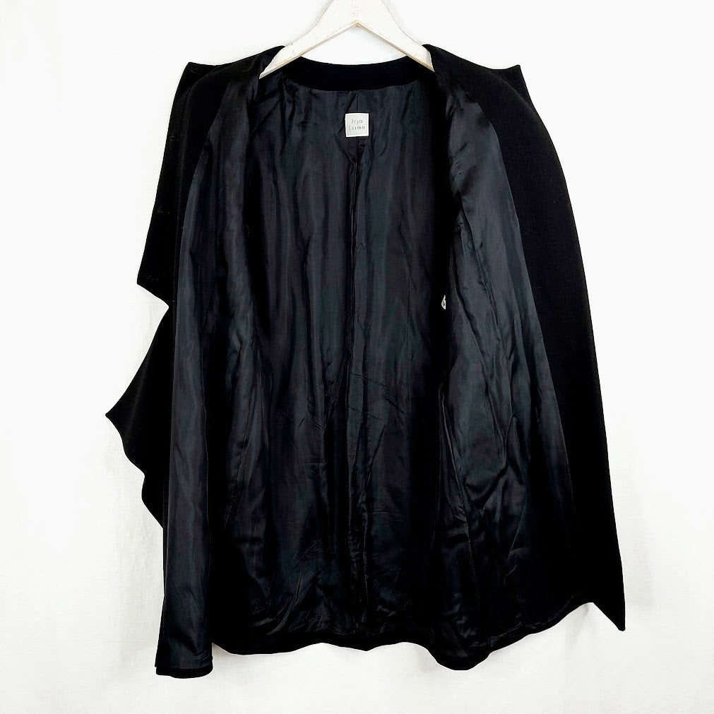 Irja Leimu pitkä villakangasjakku koko 38