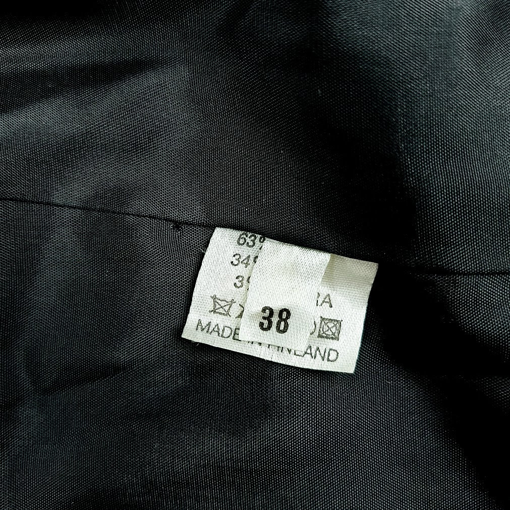 Irja Leimu pitkä villakangasjakku koko 38