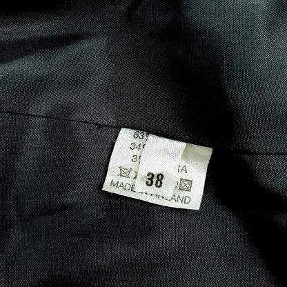 Irja Leimu pitkä villakangasjakku koko 38