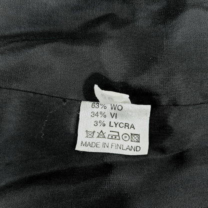 Irja Leimu pitkä villakangasjakku koko 38