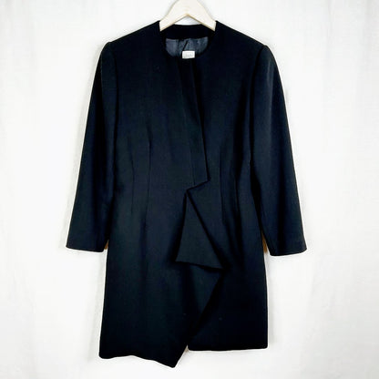 Irja Leimu pitkä villakangasjakku koko 38