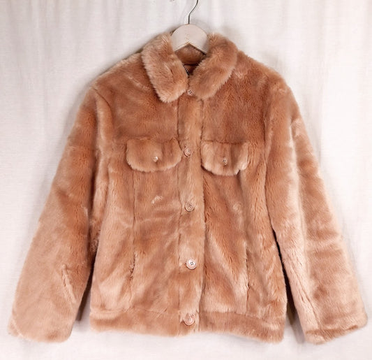 Jakke tekoturkistakki koko 38