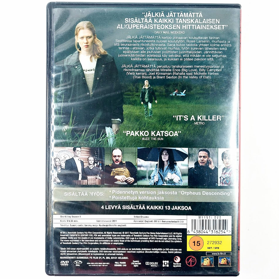Jälkiä jättämättä Kausi 1. 4DVD