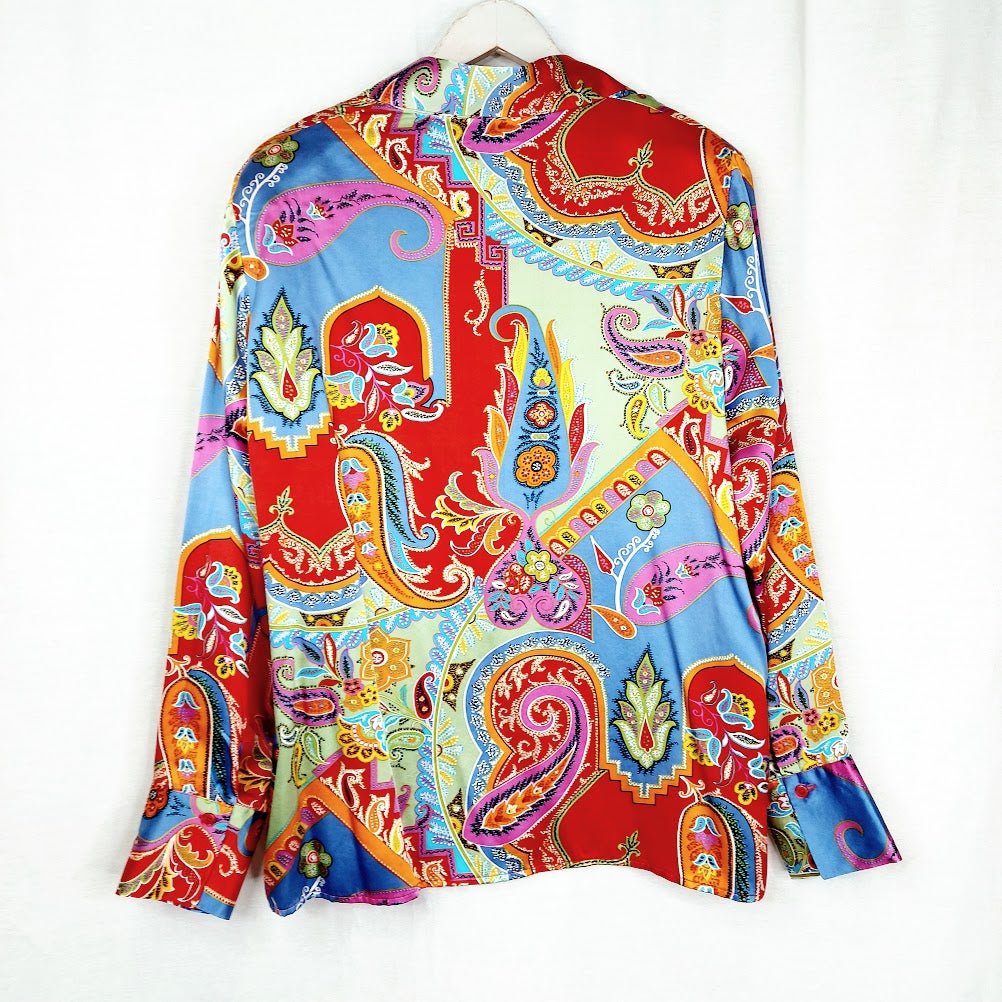 Järvi-Muoti silkkipaitapusero koko XL