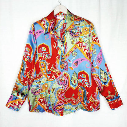 Järvi-Muoti silkkipaitapusero koko XL