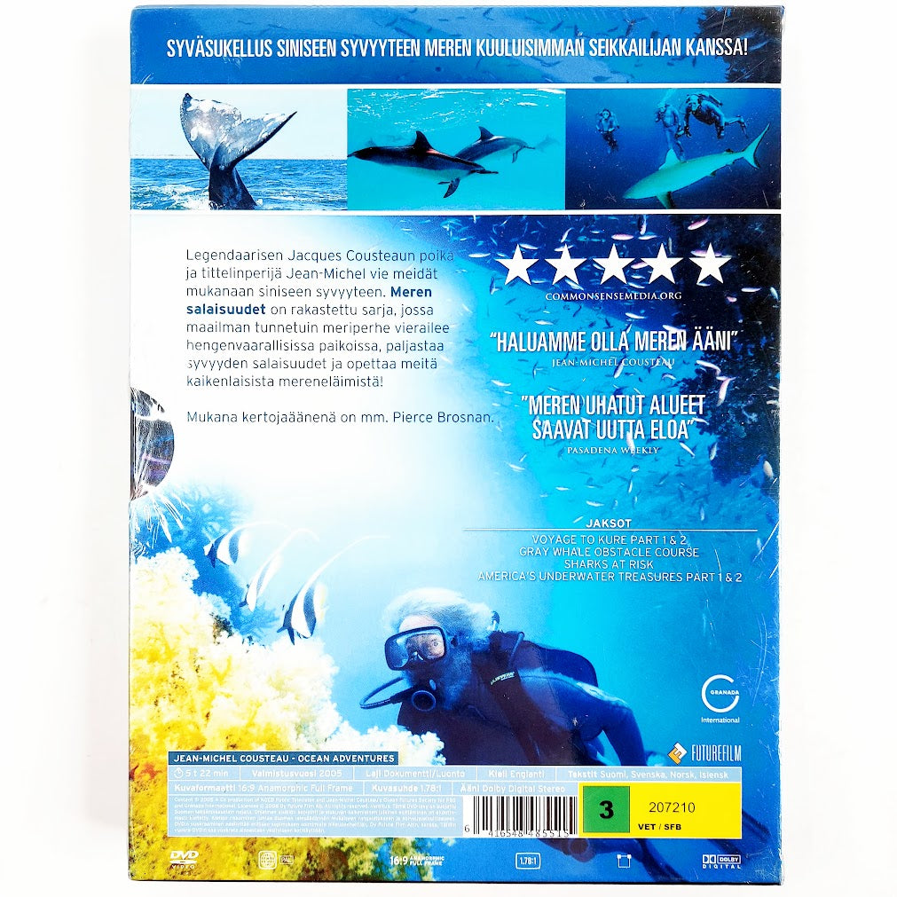 Jean-Michel Cousteau Merensalaisuudet 3 DVD