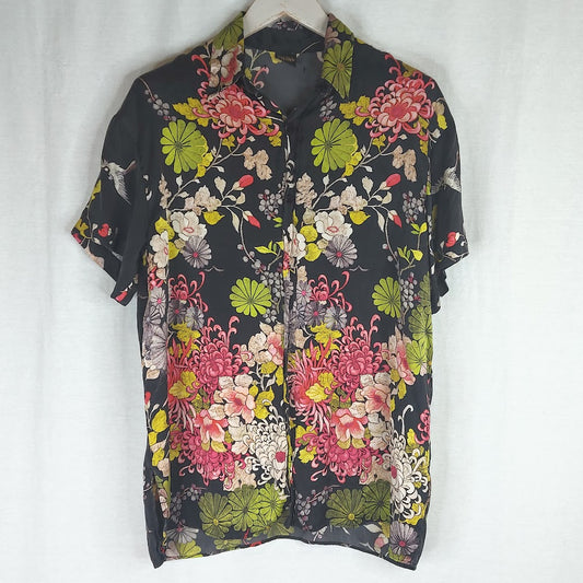 Jean Paul Gaultier silkkipaita koko 36