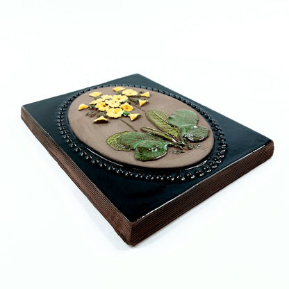 Jie Gantofta Kevätesikko keraaminen seinätaulu