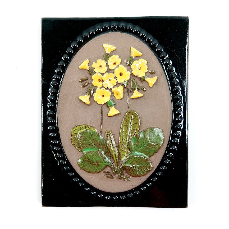 Jie Gantofta Kevätesikko keraaminen seinätaulu