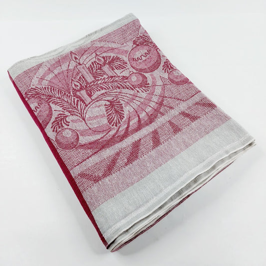 Jouluinen vintage pöytäliina 146x228 cm