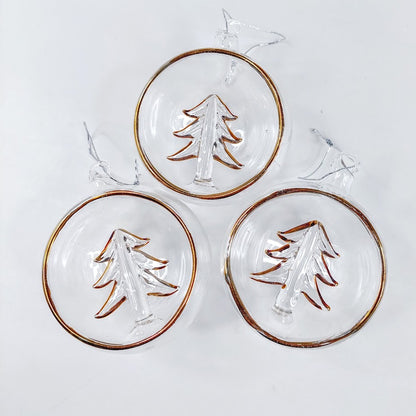 Lasiset joulupallokoristeet 3kpl