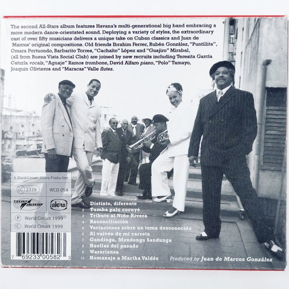 Juan De Marcos' Afro Cuban All Stars: Distinto, diferente CD