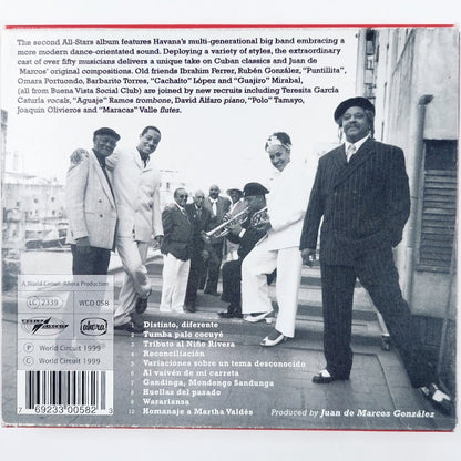 Juan De Marcos' Afro Cuban All Stars: Distinto, diferente CD