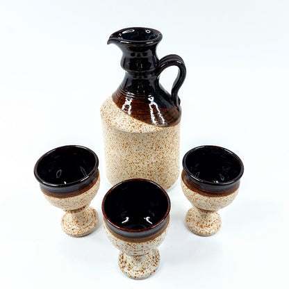 Jussis Keramik kannu ja 3 pikaria