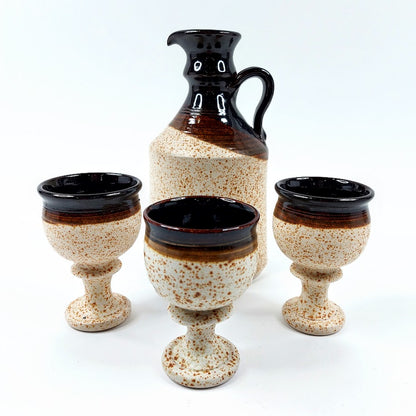 Jussis Keramik kannu ja 3 pikaria