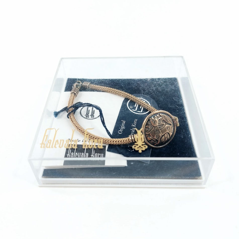 Kalevala Koru Aurinkoleijona rannekoru pronssi