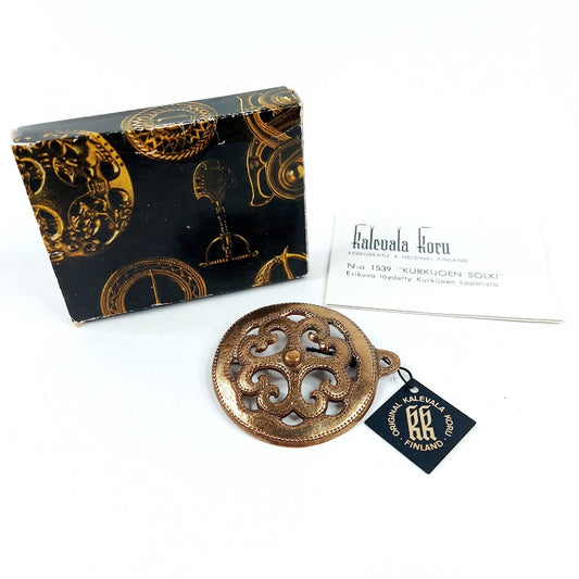 Kalevala Koru Kurkijoen solki pronssi