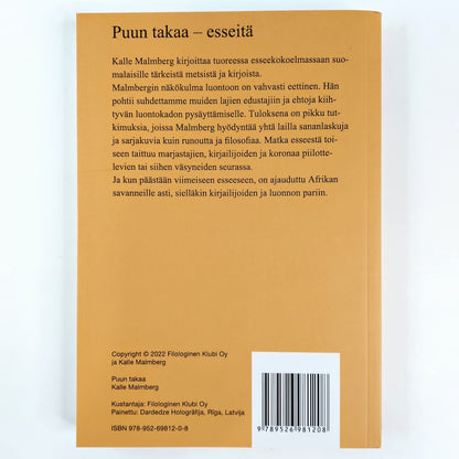 Kalle Malmberg: Puun takaa - esseitä
