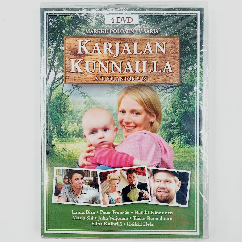 Karjalan kunnailla 3.Tuotantokausi 4DVD