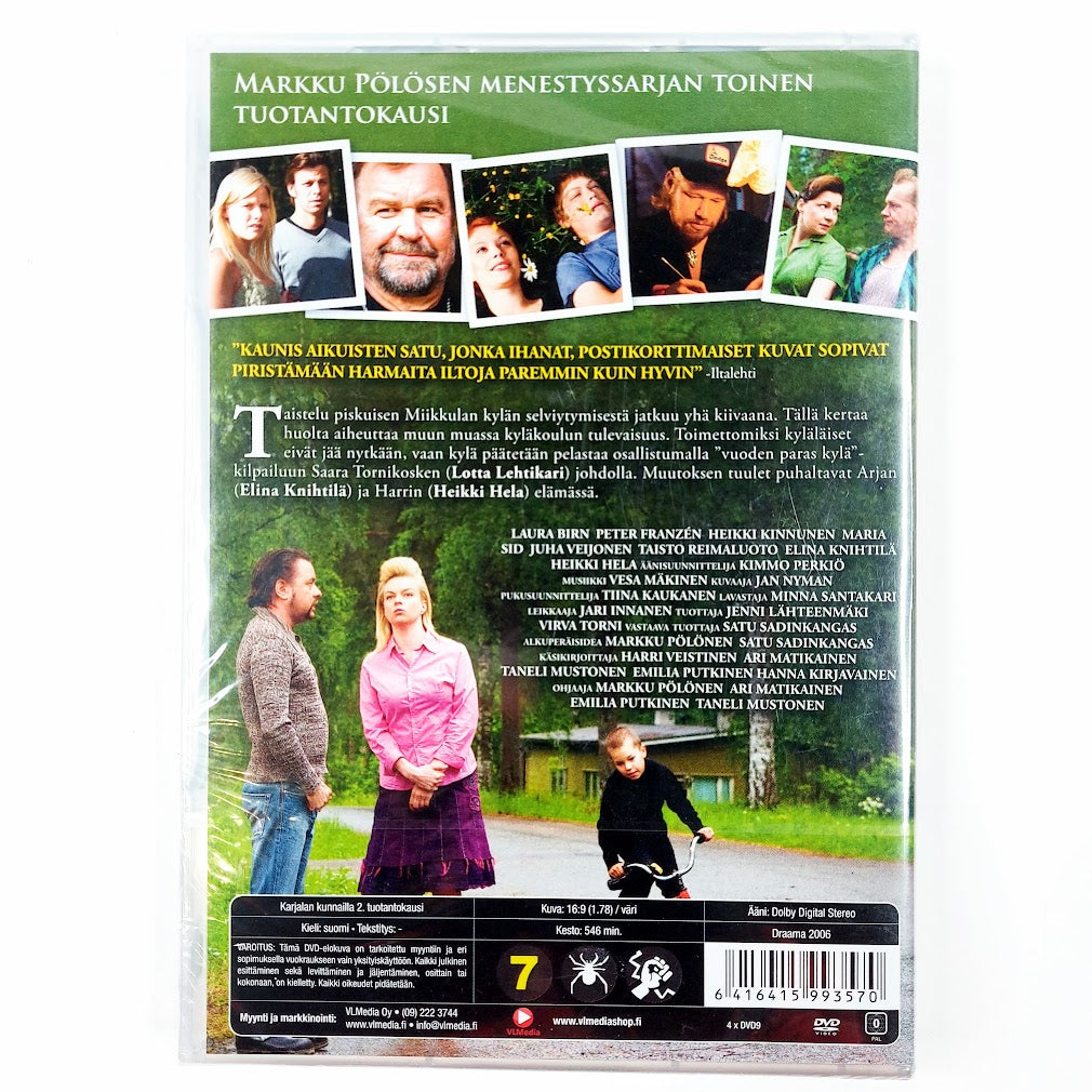 Karjalan kunnailla 2.Tuotantokausi 4DVD