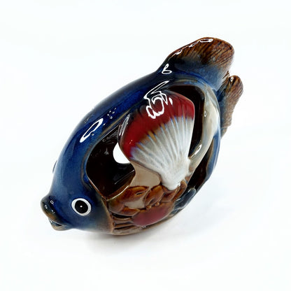 Keraaminen kala tuikkulyhty 23,5 cm